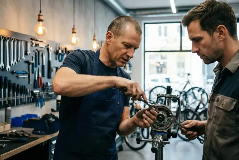 Onboarding für Quereinsteiger im Fahrradhandel: 3-Tage-Intensivkurs macht Mitarbeiter (z.B. KFZ-Mechatroniker) fit für Service-Annahme und Verkauf.