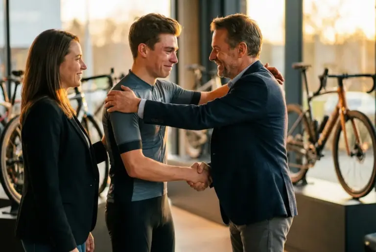 Sponsoren-Akquise und Strategieberatung für Radsportler: Velo Soulution vermittelt Markenpartnerschaften und Verträge im Athletenmanagement.